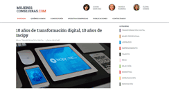 Desktop Screenshot of mujeresconsejeras.com